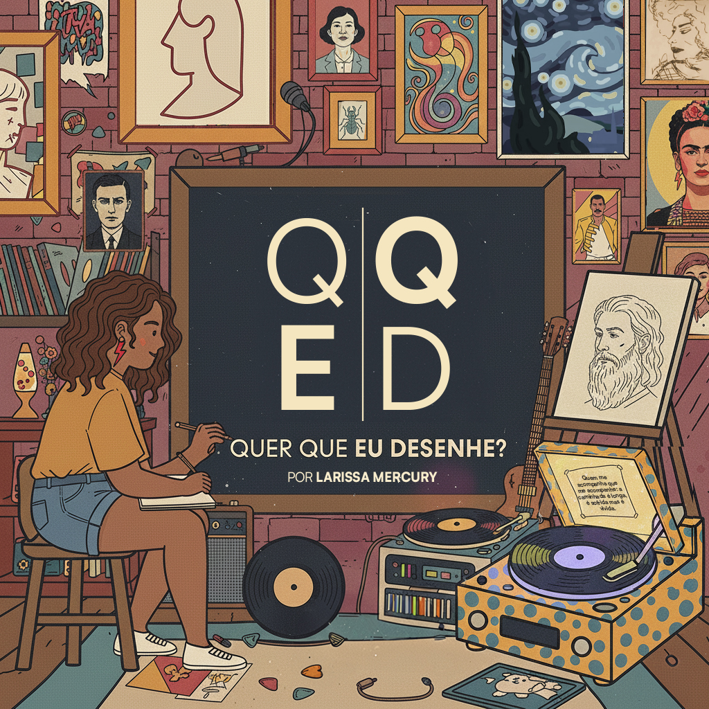 Capa do podcast Quer que eu Desenhe?